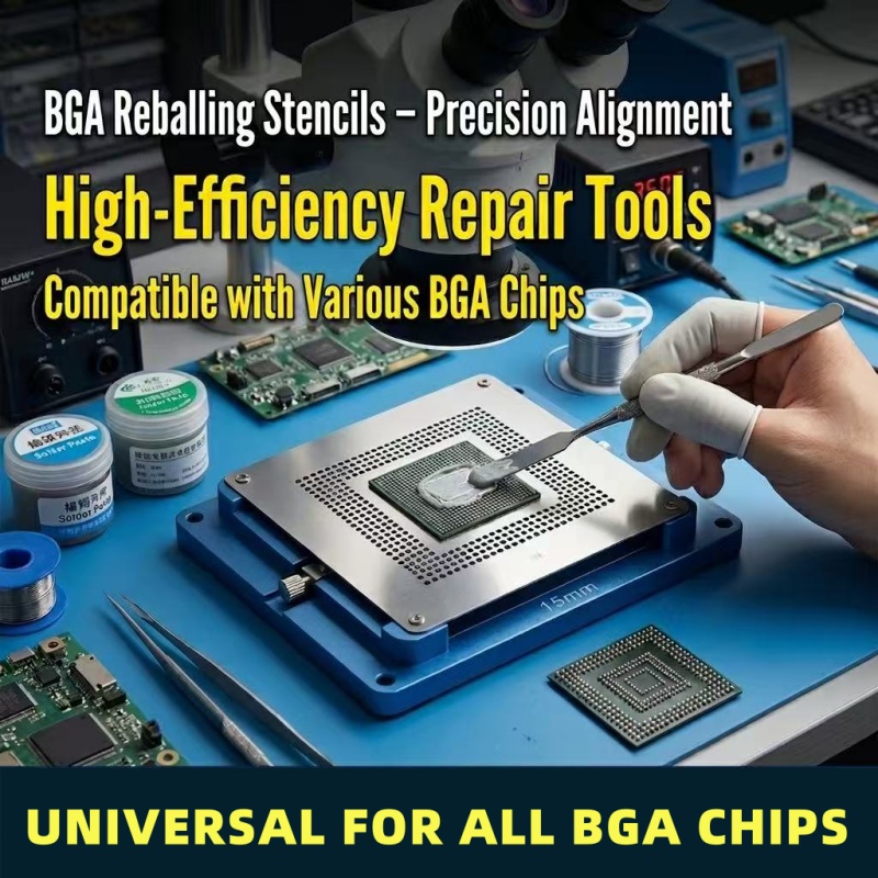แผ่นสเตนซิลรีบอลลิ่งแบบให้ความ - Infrared Bga Rework Station บทวิจารณ์และราคา