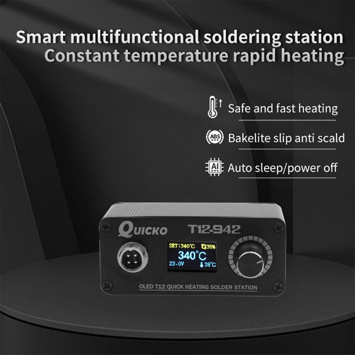 ชุดสถานีบัดกรีมินิ OLED T12 พร - T12 Soldering Station Oled บทวิจารณ์และราคา