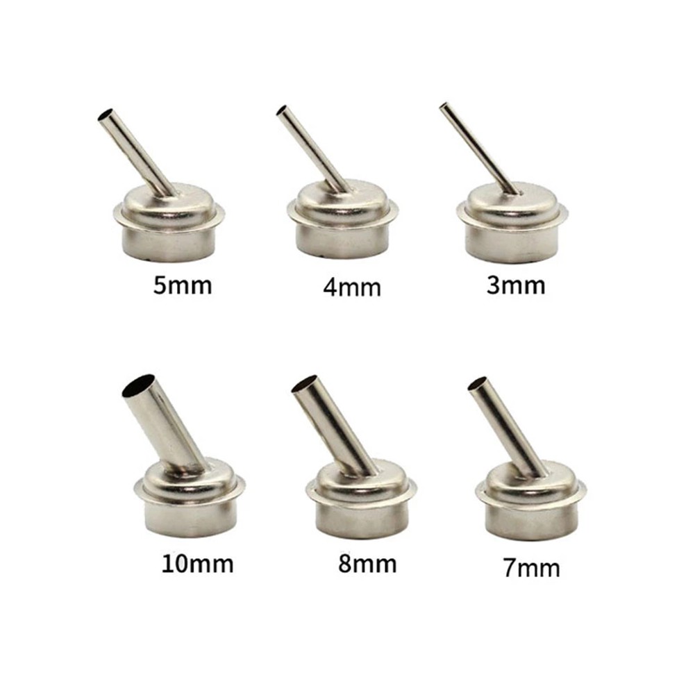 หัวฉีดสแตนเลส 6 ชิ้น งอ 45 องศ - Hot Air Rework Station 861Dw บทวิจารณ์และราคา